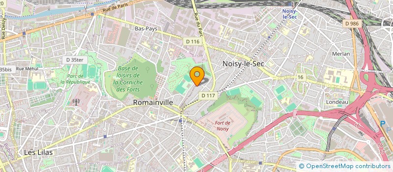 localisation de l'entreprise LA NUIT AU POSTE  NOISY LE SEC