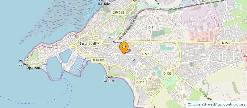 localisation de l'entreprise LA NUIT DES SOUDEURS  GRANVILLE