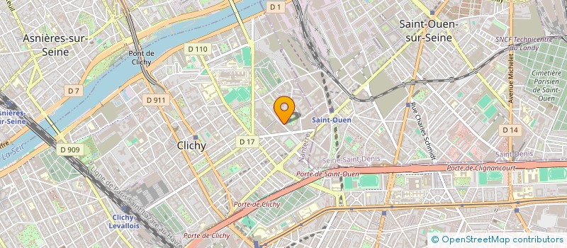 localisation de l'entreprise LA NUIT DU BOUCAN à CLICHY