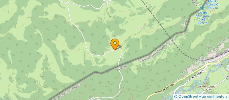 localisation de l'entreprise LA NUIT ETOILEE  ROCHEJEAN