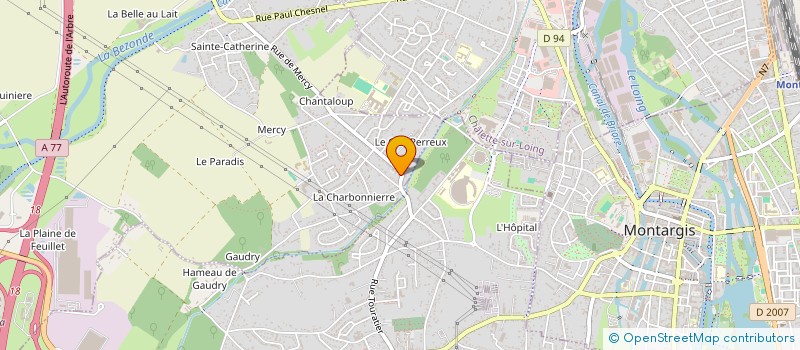 localisation de l'entreprise LA NUIT PARISIENNE à PANNES