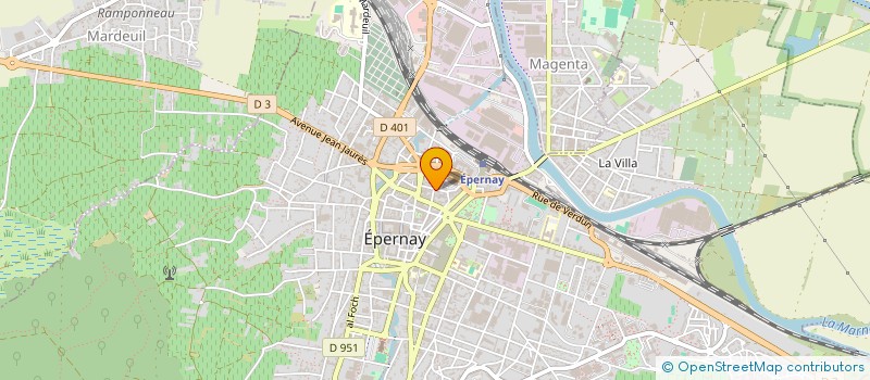 localisation de l'entreprise LA NUIT SERA CALME  EPERNAY