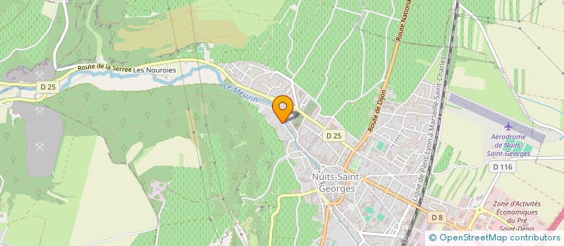localisation de l'entreprise LA NUITONNE  NUITS-SAINT-GEORGES