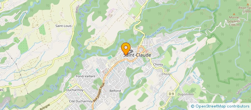 localisation de l'entreprise LA NUMIDIE à SAINT-CLAUDE