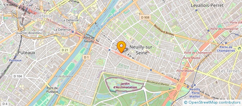 localisation de l'entreprise LA NUOVA DOLCE VITA à NEUILLY-SUR-SEINE