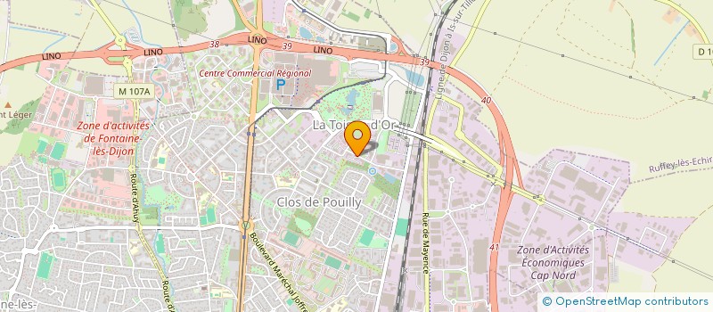 localisation de l'entreprise LA ONZIEME HEURE  DIJON