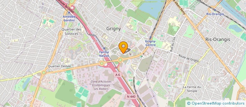localisation de l'entreprise LA OPREA à GRIGNY