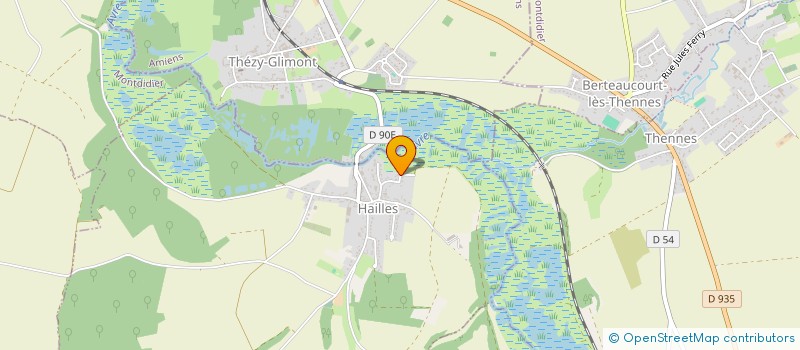 localisation de l'entreprise LA ORANA  HAILLES