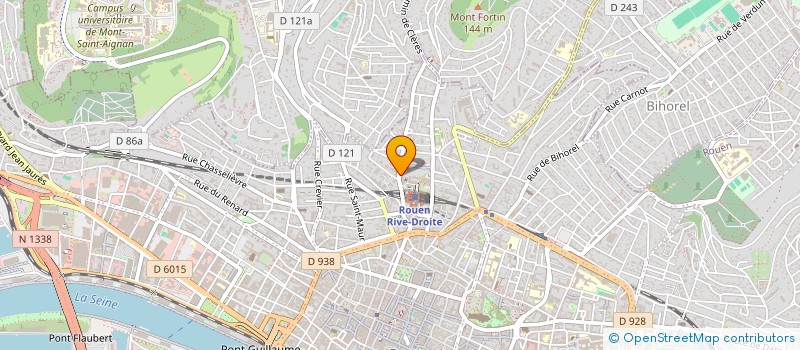 localisation de l'entreprise LA ORBIERE à ROUEN