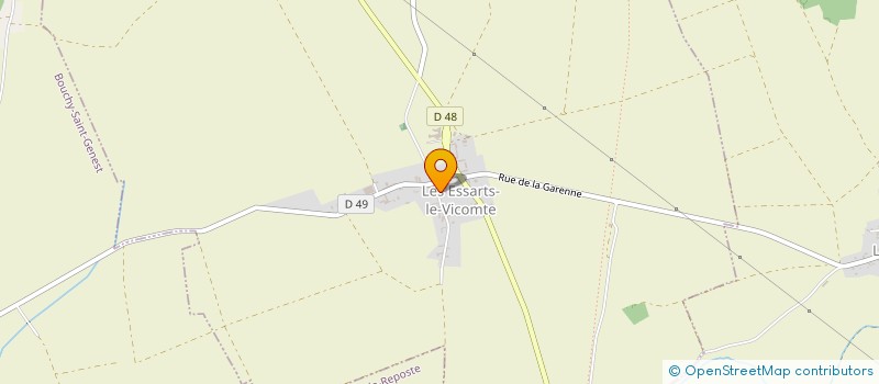 localisation de l'entreprise LA OU L'EAU NAIT  LES ESSARTS-LE-VICOMTE