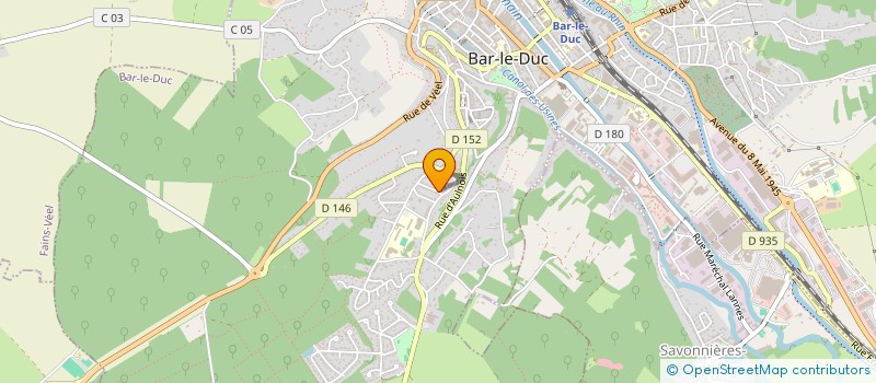 localisation de l'entreprise LA OU L'HERBE EST TENDRE à BAR-LE-DUC