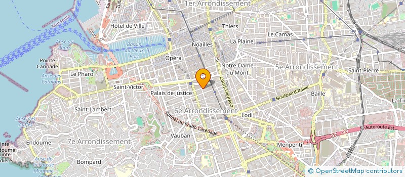 localisation de l'entreprise LA OUINE  MARSEILLE