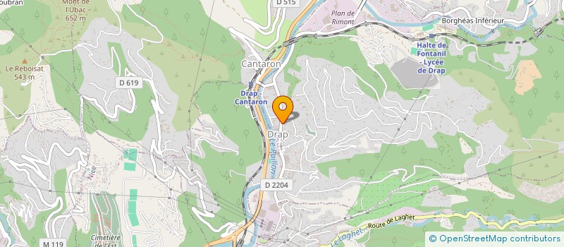 localisation de l'entreprise LA P.J.  DRAP