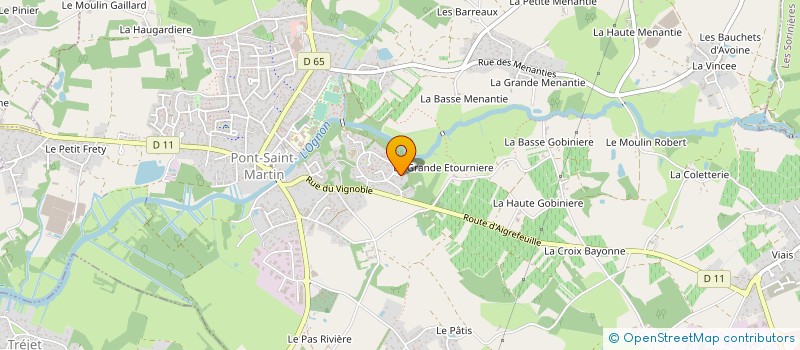 localisation de l'entreprise LA P'RAIRIE DES SAVEURS à PONT-SAINT-MARTIN