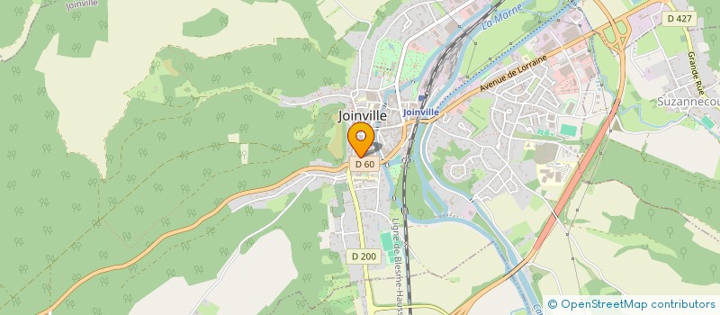 localisation de l'entreprise LA P'TITE AUB' à JOINVILLE