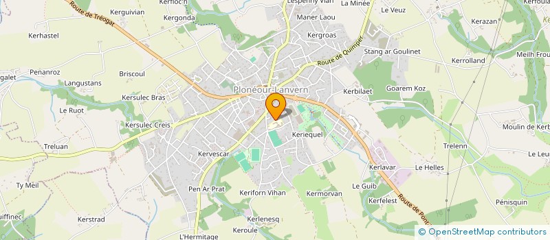 localisation de l'entreprise LA P'TITE BOITE à PONT-L'ABBE