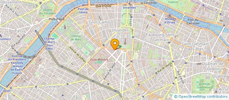 localisation de l'entreprise LA P'TITE BOULANGERIE SAINT HONORE  PARIS