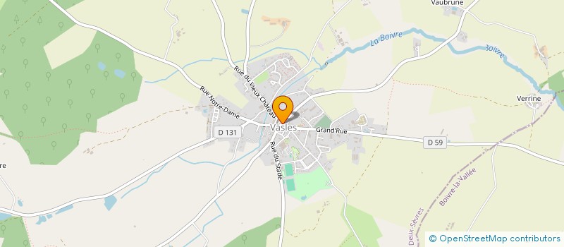 localisation de l'entreprise LA P'TITE BOUTIK à VASLES