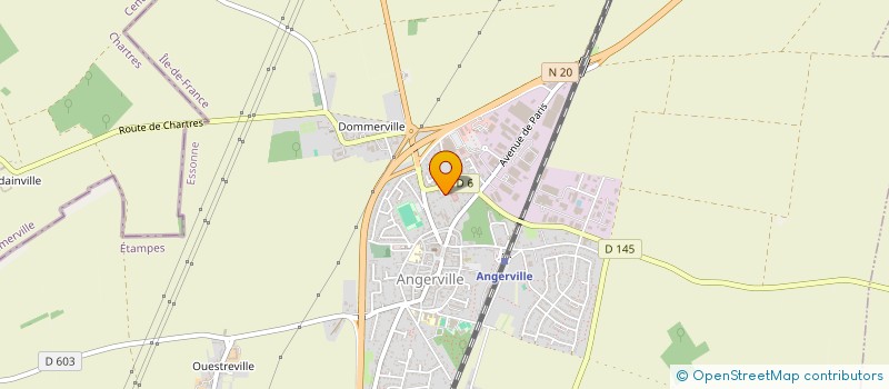 localisation de l'entreprise LA P'TITE BOUTIQUE D'EVA  ANGERVILLE