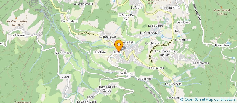 localisation de l'entreprise LA P'TITE CANOPEE  REVEL