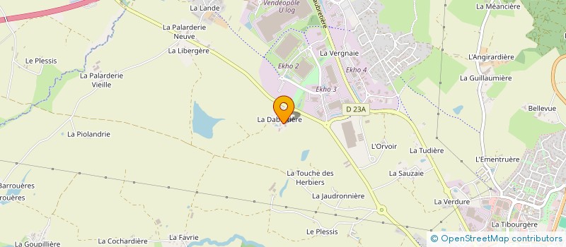 localisation de l'entreprise LA P'TITE COLOC à LES HERBIERS