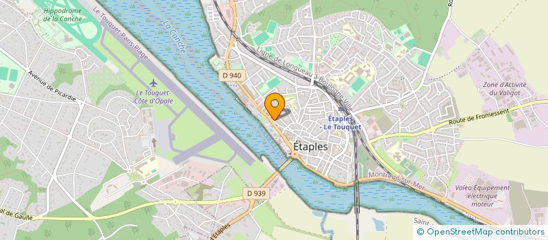 localisation de l'entreprise LA P'TITE CREPE à ETAPLES