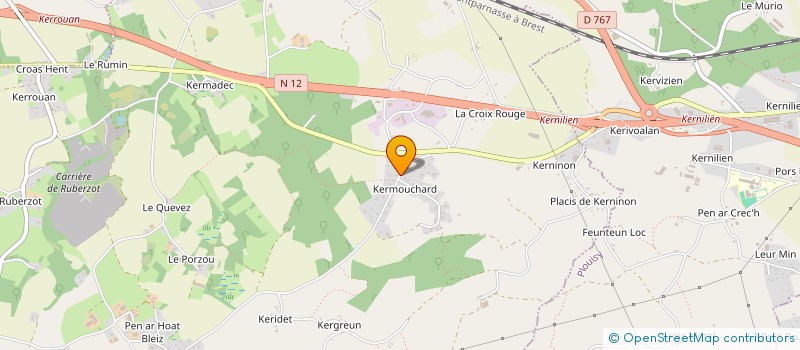 localisation de l'entreprise LA P'TITE EPICERIE  TREGLAMUS