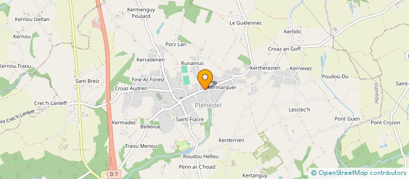 localisation de l'entreprise LA P'TITE EPICERIE  PLEHEDEL