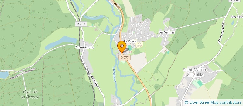 localisation de l'entreprise LA P'TITE EPICERIE D'URZY à URZY