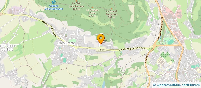 localisation de l'entreprise LA P'TITE EPICERIE MURETINE  LA MURETTE