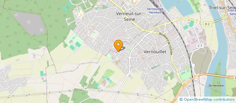 localisation de l'entreprise LA P'TITE EPISOL  VERNEUIL-SUR-SEINE