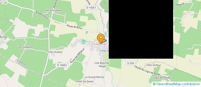 localisation de l'entreprise LA P'TITE FABRIQUE D'EUX  CHADENAC