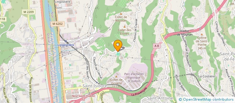 localisation de l'entreprise LA P'TITE FRINGALE  NICE