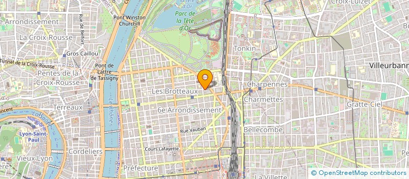 localisation de l'entreprise LA P'TITE GESTION  LYON