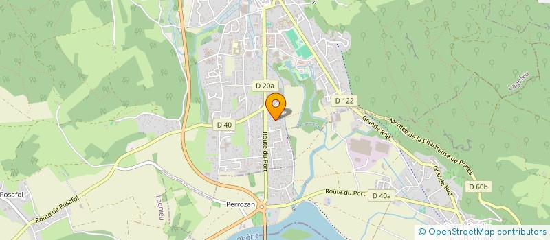 localisation de l'entreprise LA P'TITE GOUTTE  LEYMENT