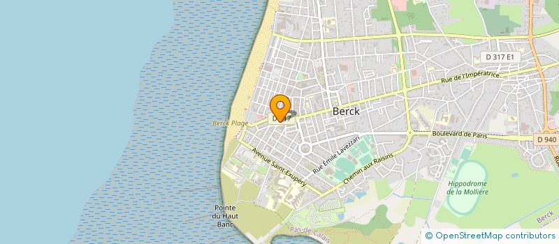 localisation de l'entreprise LA P'TITE GRANGE à BERCK