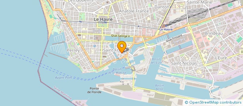 localisation de l'entreprise LA P'TITE MACHINE à LE HAVRE