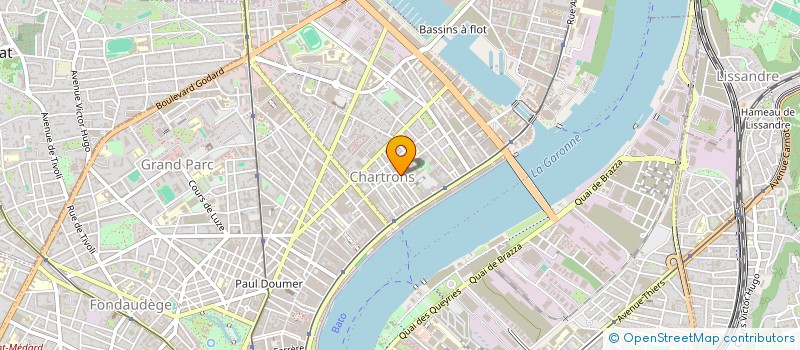 localisation de l'entreprise LA P'TITE MARTIAL à BORDEAUX