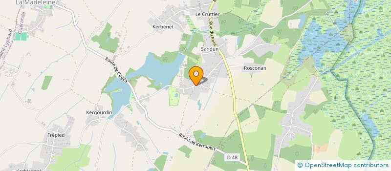 localisation de l'entreprise LA P'TITE METALLERIE  GUERANDE