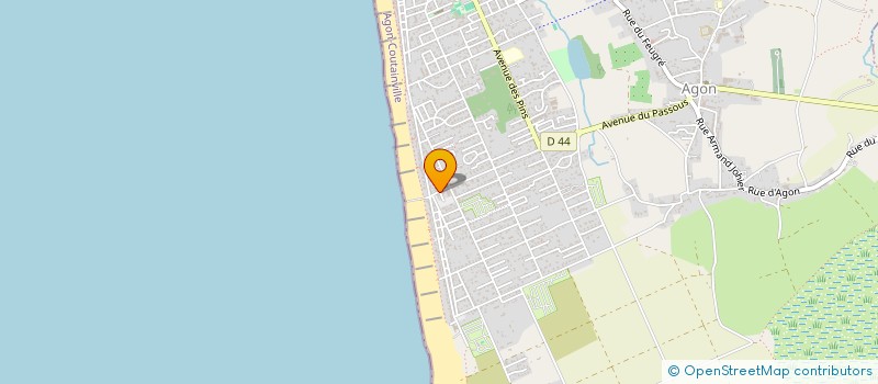 localisation de l'entreprise LA P'TITE MIMI  AGON-COUTAINVILLE