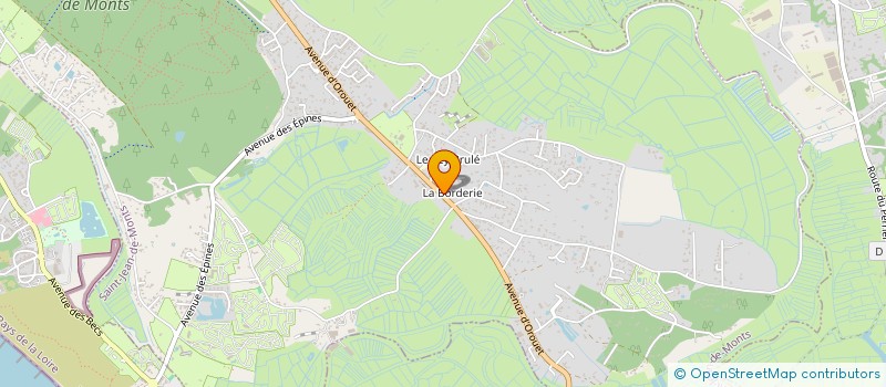 localisation de l'entreprise LA P'TITE PIOCHINE  SAINT-JEAN-DE-MONTS