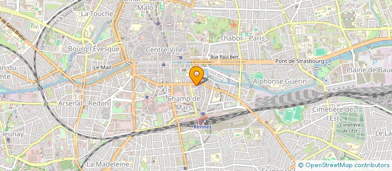 localisation de l'entreprise LA P'TITE PLANCHE  RENNES