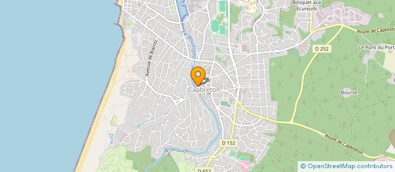 localisation de l'entreprise LA P'TITE PLANQUE à CAPBRETON