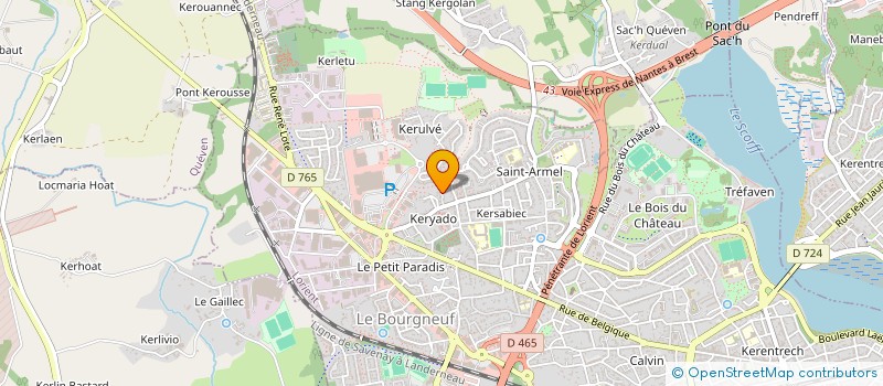 localisation de l'entreprise LA P'TITE PRESSE à LORIENT