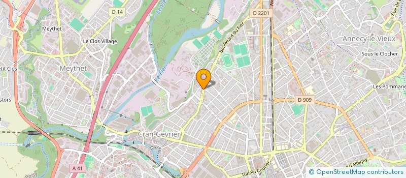 localisation de l'entreprise LA P'TITE TAMBOUILLE à ANNECY