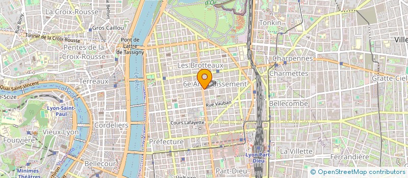 localisation de l'entreprise LA P'TITE TROUPE  LYON