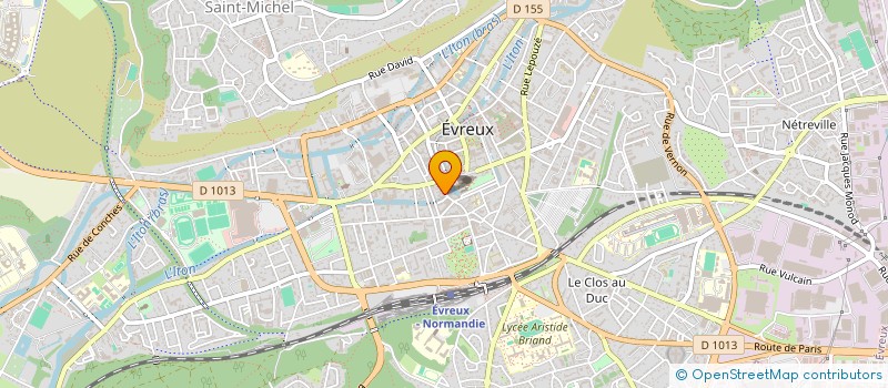 localisation de l'entreprise LA P'TITE USINE  EVREUX