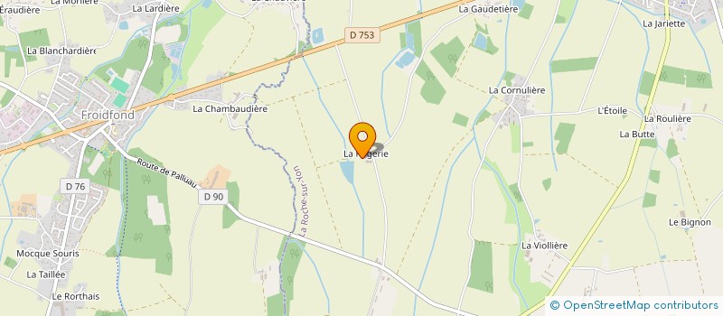 localisation de l'entreprise LA P'TITE UTOPIE  FALLERON