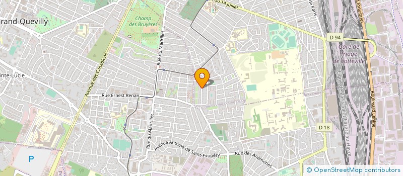 localisation de l'entreprise LA P'TITE VIE EN MAM  SOTTEVILLE-LES-ROUEN