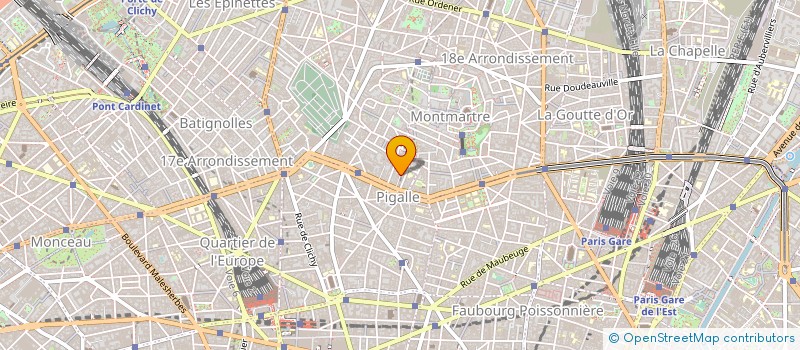 localisation de l'entreprise LA PAC à PARIS